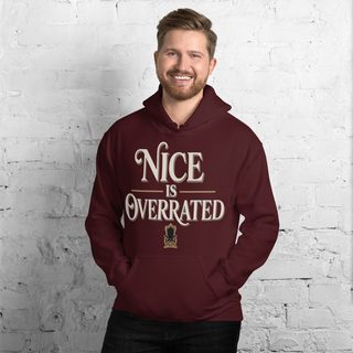 Evil Leaders Nice Is Overrated Hoodie Front
