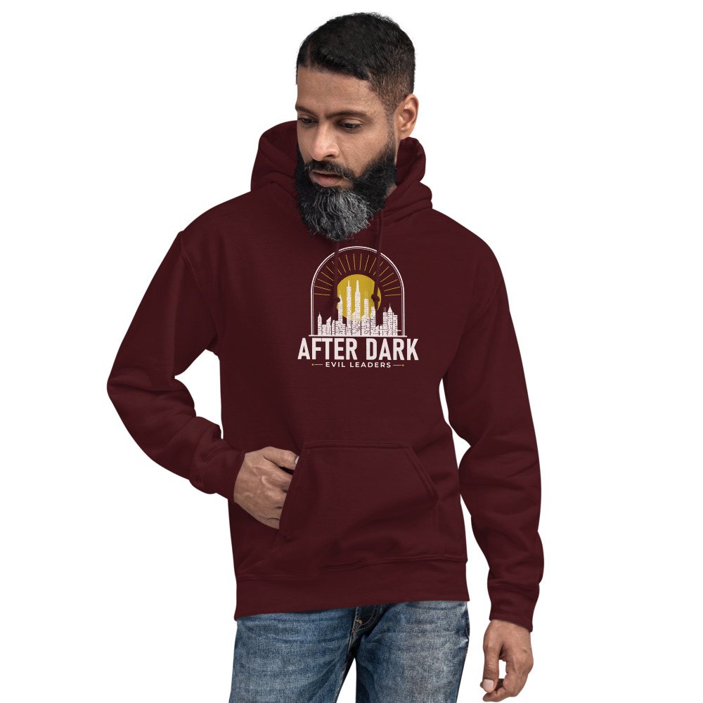 Evil Leaders After Dark Skyline Hoodie Front