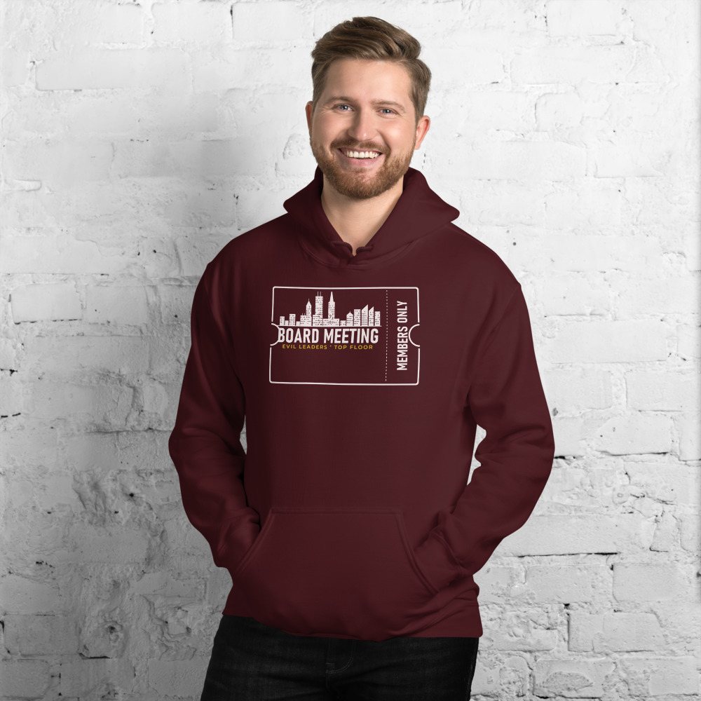 Evil Leaders Board Meeting Ticket Hoodie