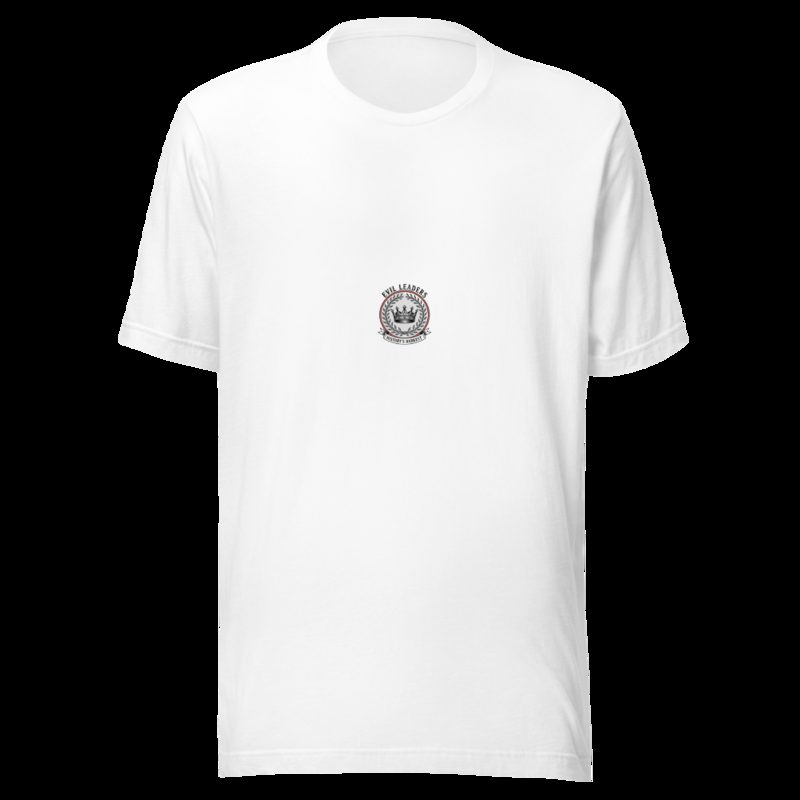 Evil Leaders Crown Crest Tee White