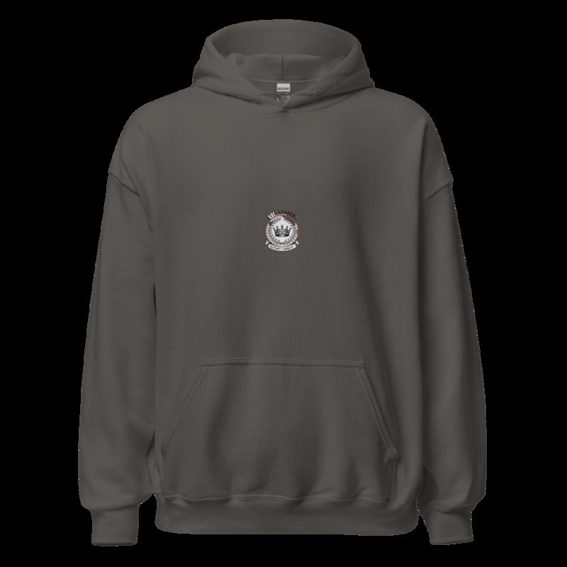 Evil Leaders Crown Crest Hoodie Charcoal