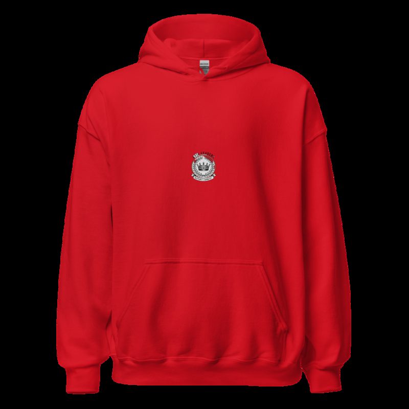 Evil Leaders Crown Crest Hoodie Red