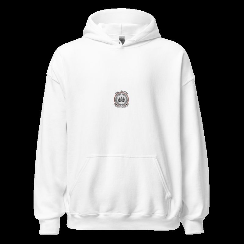 Evil Leaders Crown Crest Hoodie White