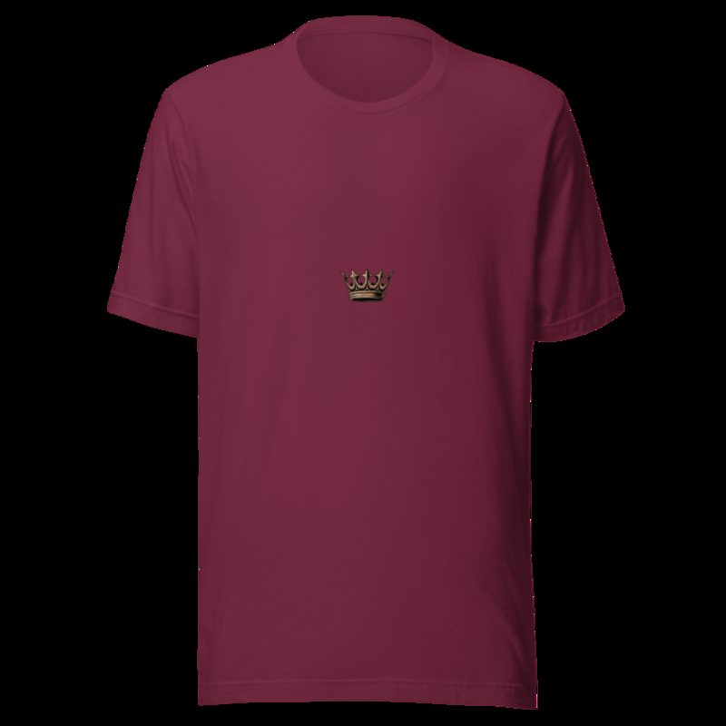 Evil Leaders Cracked Crown Icon Tee Maroon