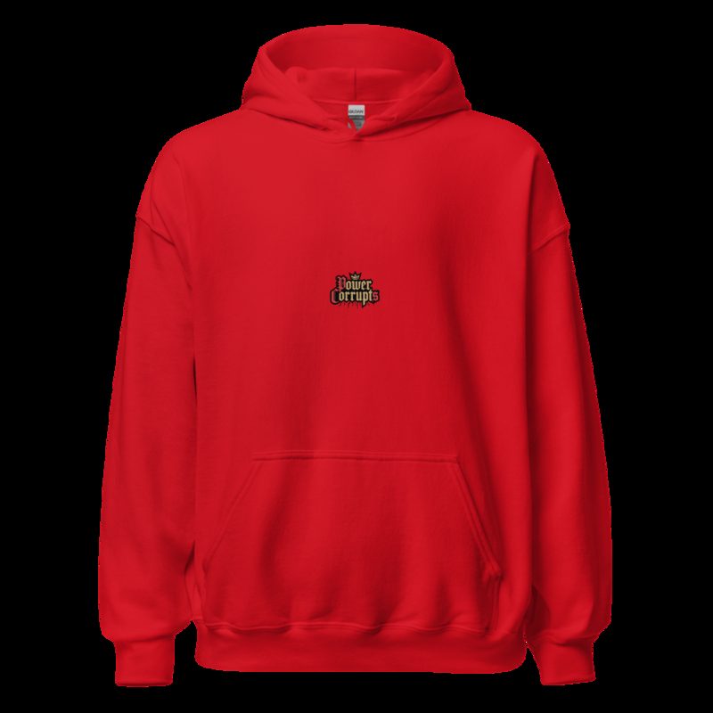 Evil Leaders Power Corrupts Hoodie Red