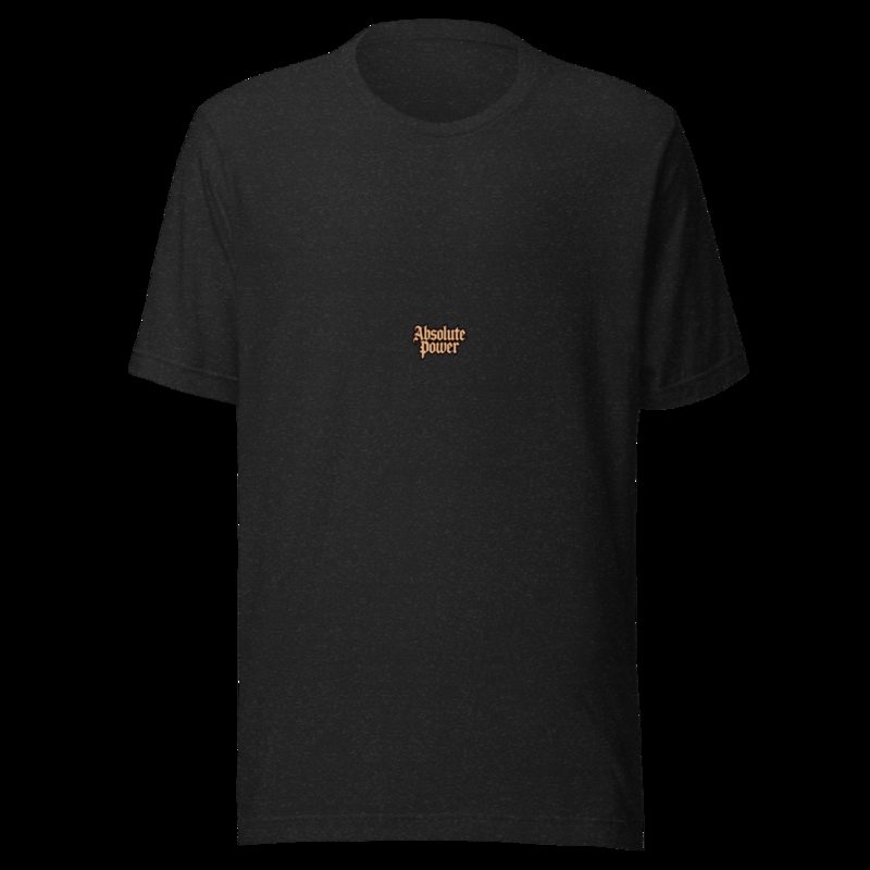 Evil Leaders Absolute Power Tee Black Heather