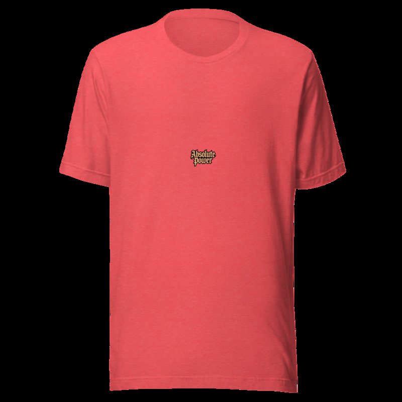 Evil Leaders Absolute Power Tee Heather Red
