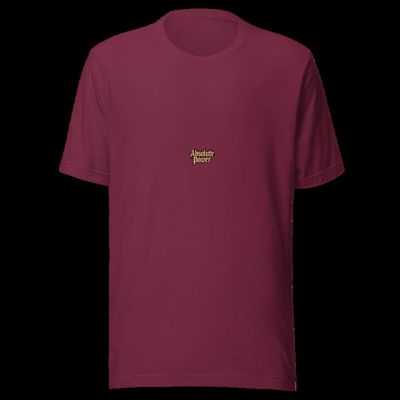 Evil Leaders Absolute Power Tee Maroon