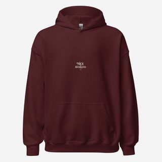 Evil Leaders Nice Is Overrated Hoodie Maroon