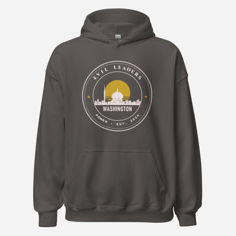 Evil Leaders Capital Crest Hoodie Charcoal