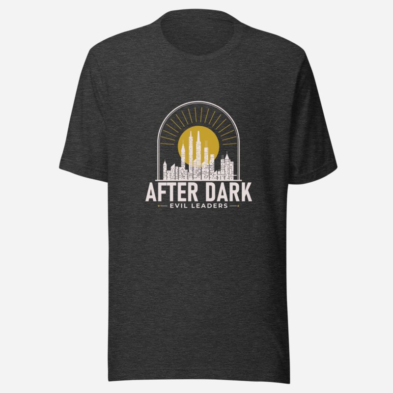 Evil Leaders After Dark Skyline Tee Dark Grey Heather