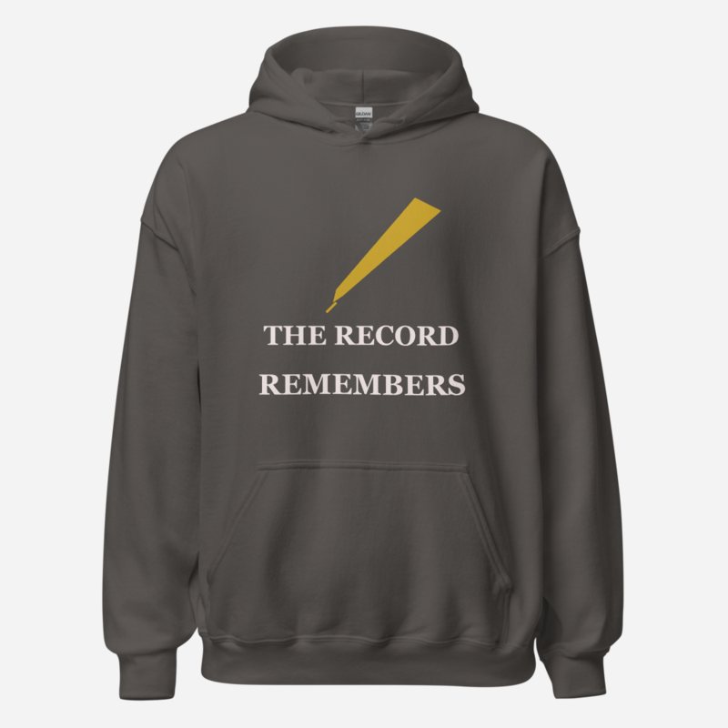 Evil Leaders The Record Remembers Hoodie Charcoal