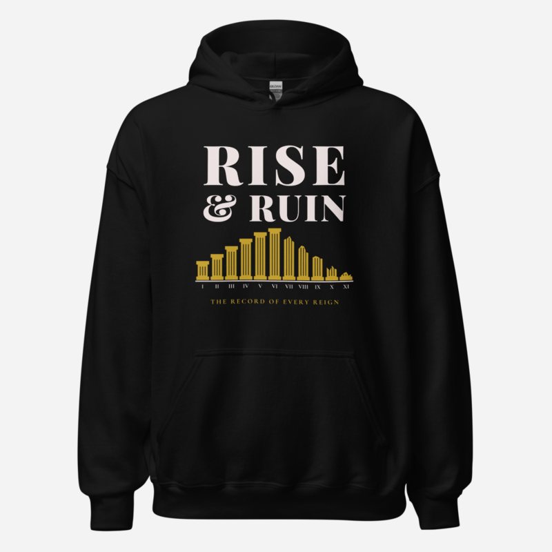 Evil Leaders Rise And Ruin Hoodie Black