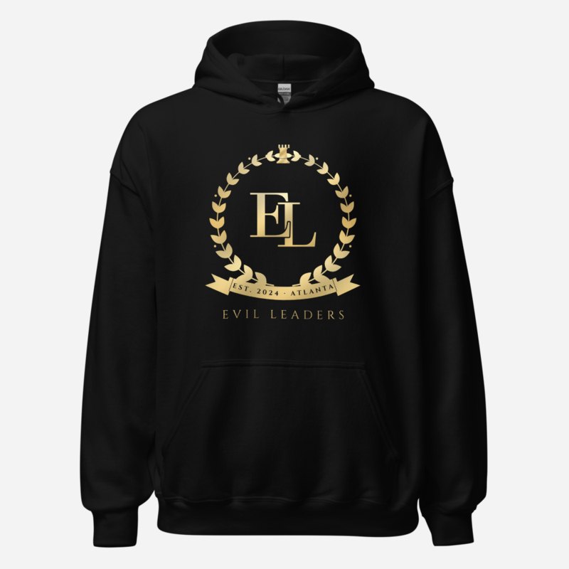 Evil Leaders Maison Crest Hoodie Black