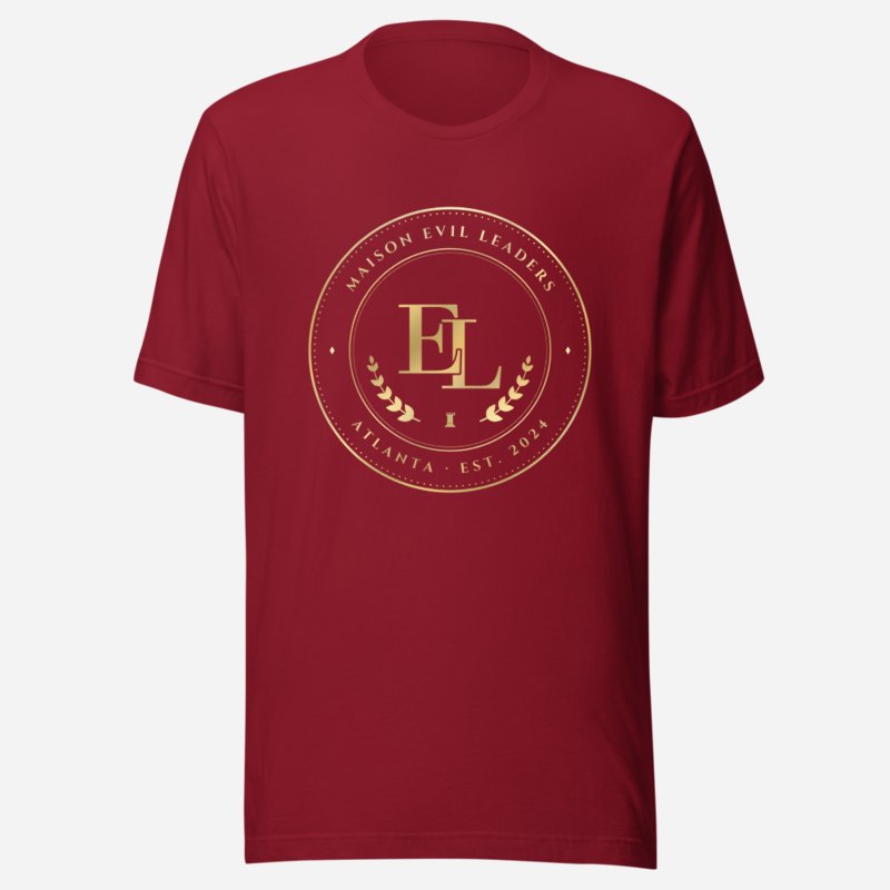 Evil Leaders Maison Medallion Tee Cardinal