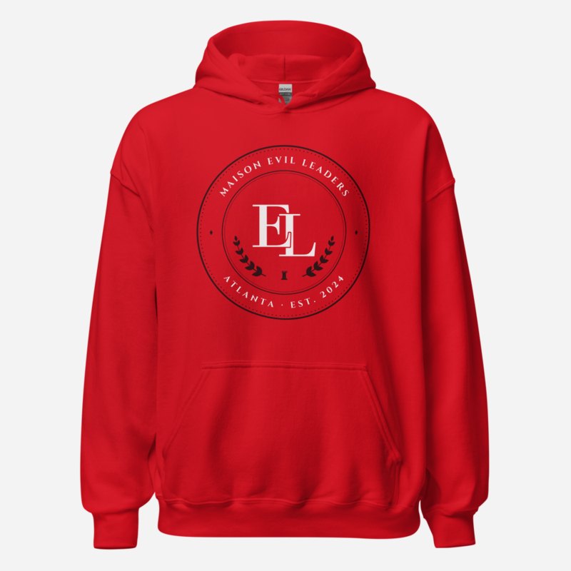 Evil Leaders Maison Medallion Hoodie in Red