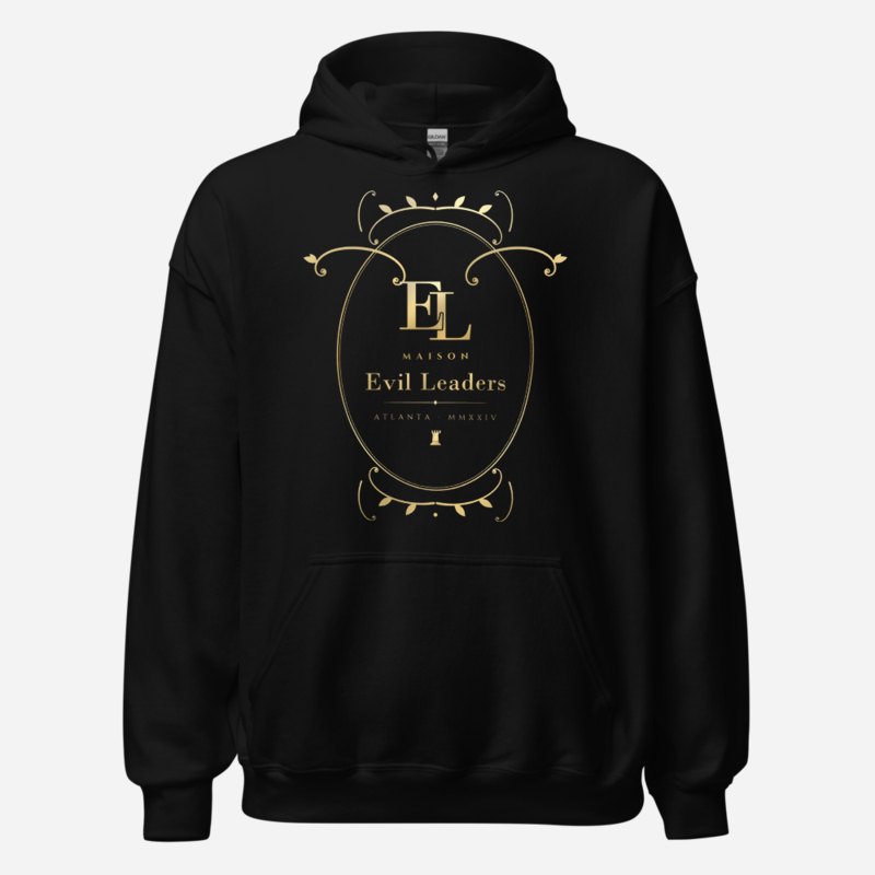 Evil Leaders Maison Baroque Cartouche Hoodie Black