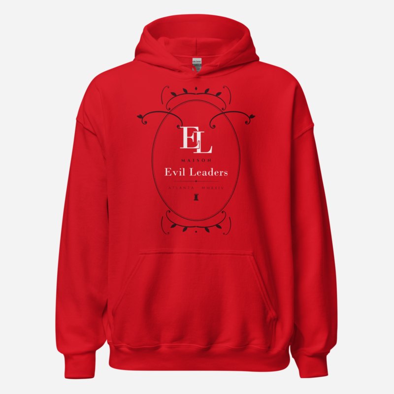 Evil Leaders Maison Baroque Cartouche Hoodie Red