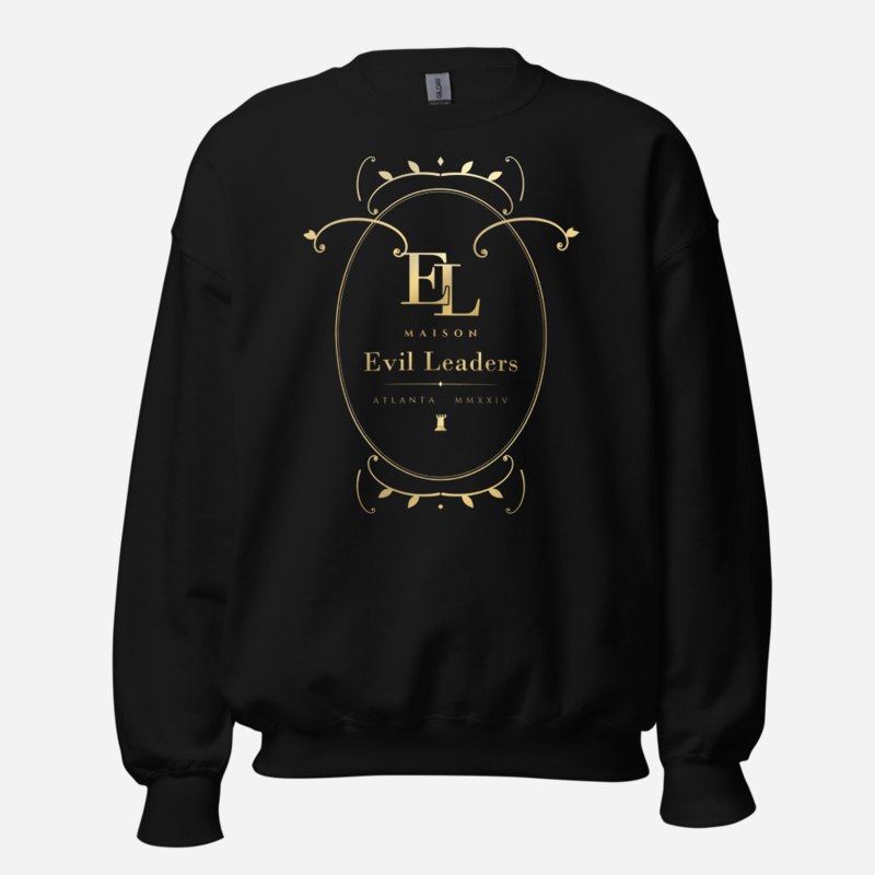 Evil Leaders Maison Baroque Cartouche Sweatshirt Black