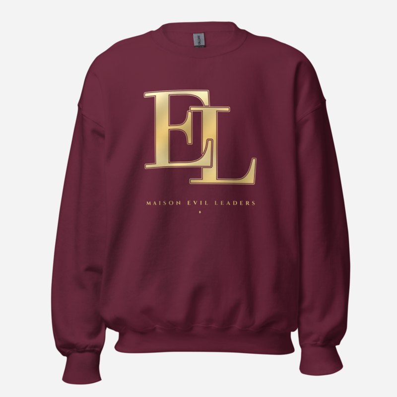 Evil Leaders Maison Embroidered Monogram Sweatshirt