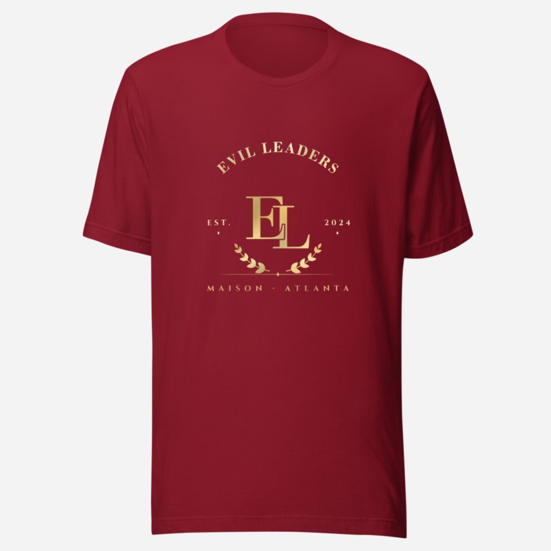Evil Leaders Maison Heritage Arch Tee Cardinal