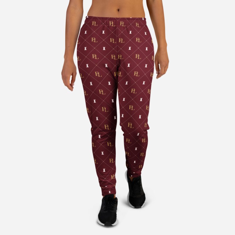 Evil Leaders Maison Monogram Canvas Joggers