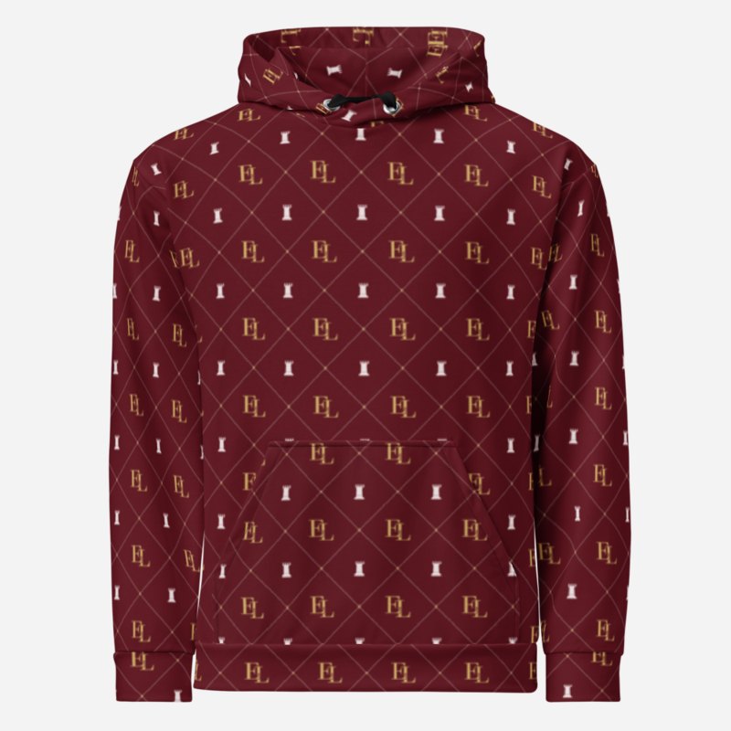 Evil Leaders Maison Monogram Canvas All-Over Hoodie