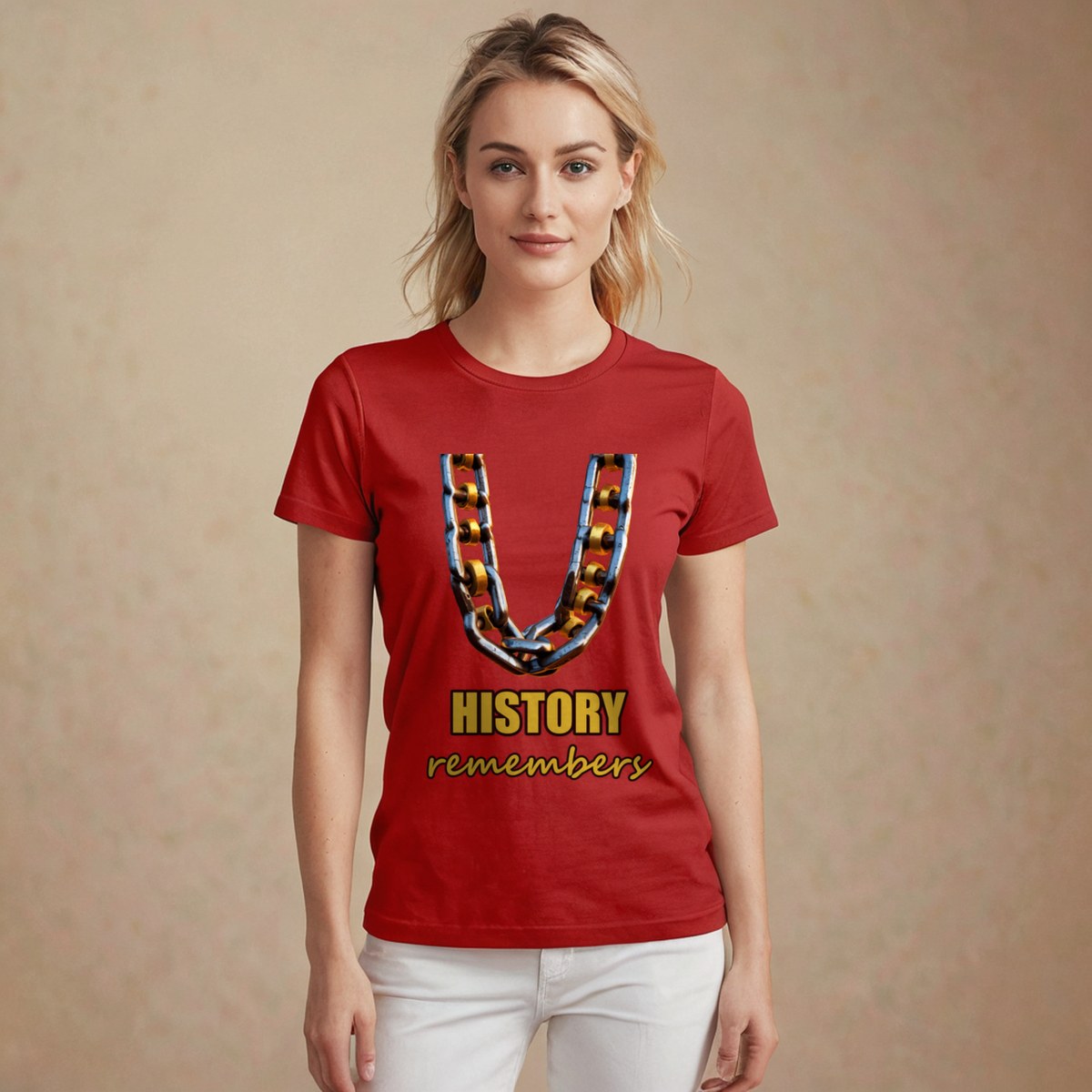 Evil Leaders History Remembers Broken Chains Tee