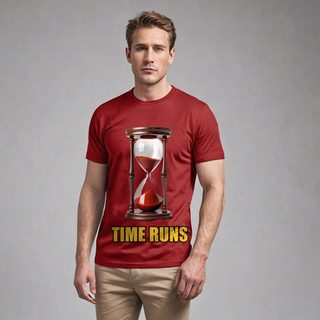 Evil Leaders Time Runs Hourglass Tee AI model