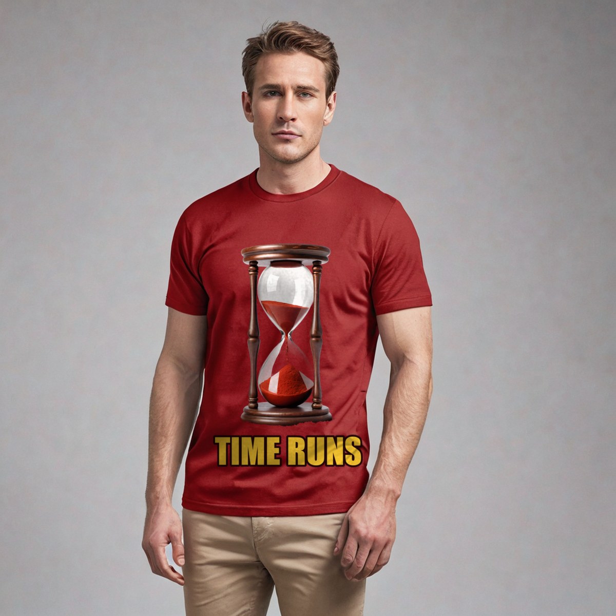 Evil Leaders Time Runs Hourglass Tee