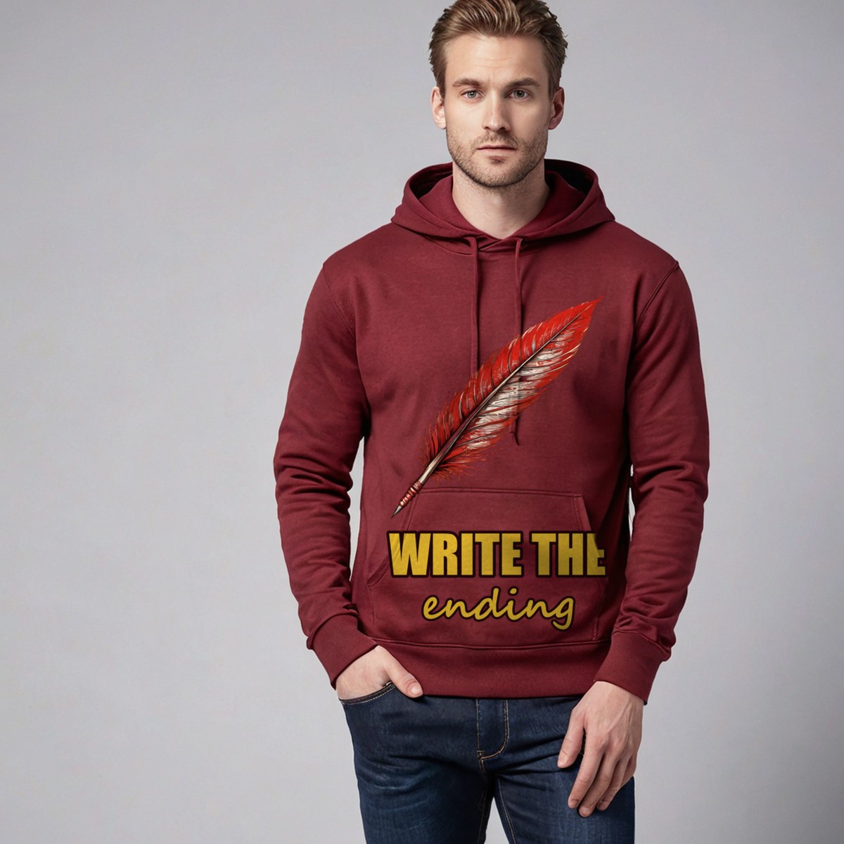 Evil Leaders Write The Ending Ink Quill Hoodie