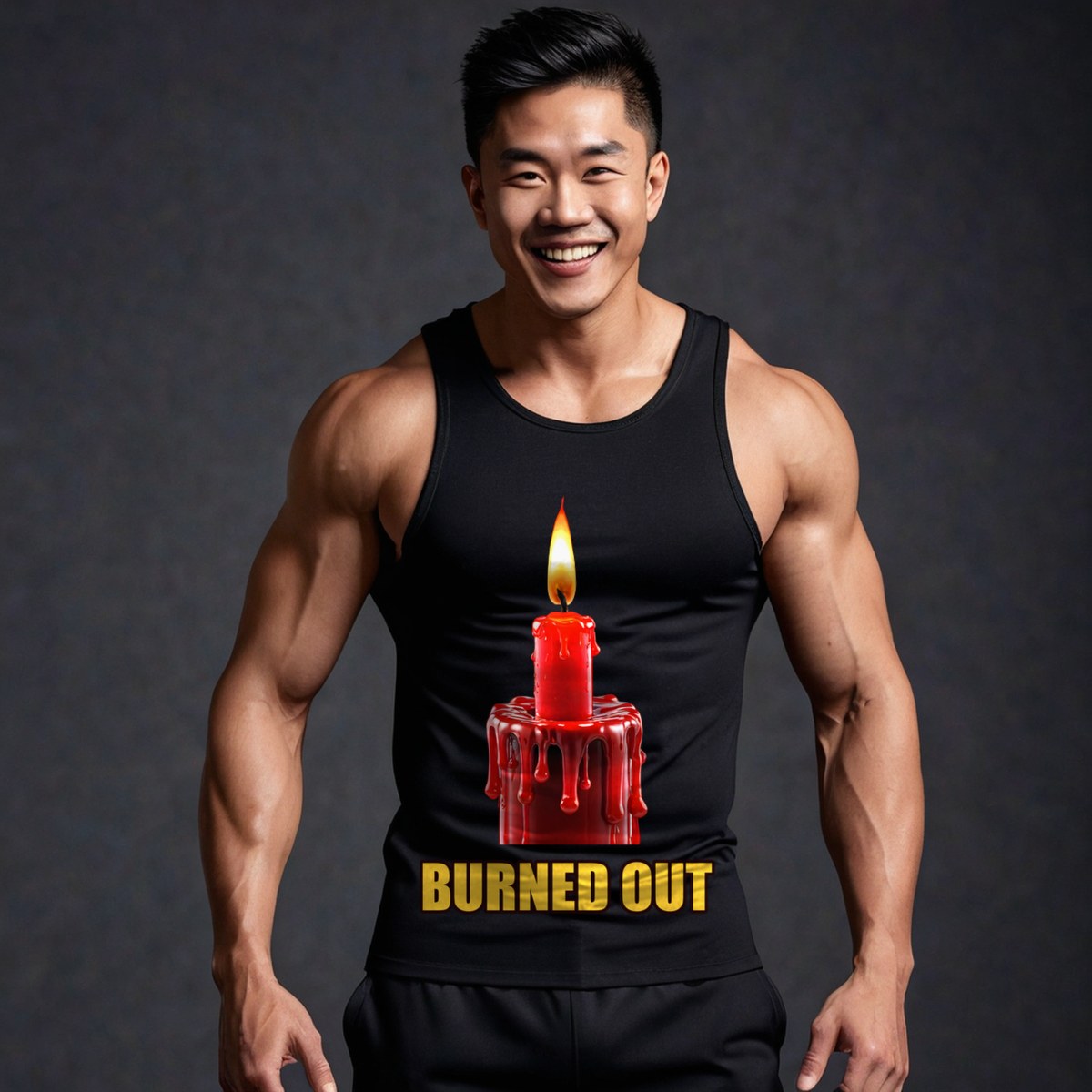 Evil Leaders Burned Out Candle Tank