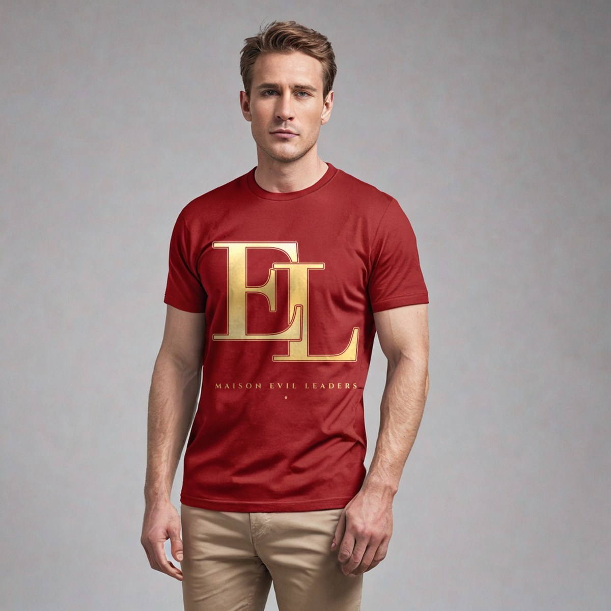 Evil Leaders Maison Embroidered Monogram Tee
